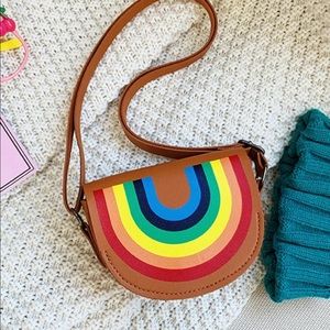 Rainbow baby mini purse new with tags